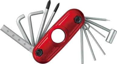 Ibanez MTZ11 Multi Tool Multi Purpose 11 Tools in 1 For Guitars / Bass Guitars, Red