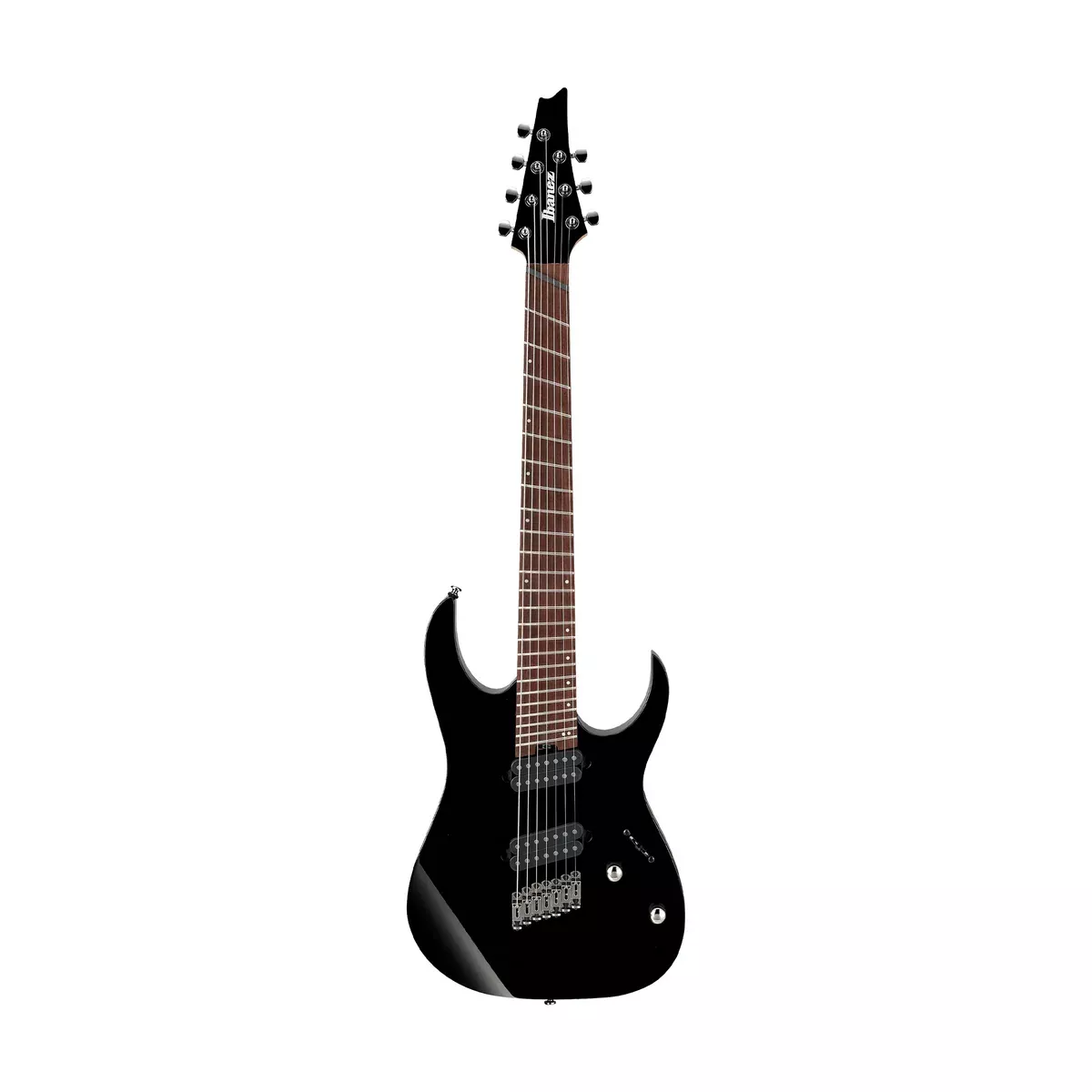 Ibanez RGMS7-BK 7-String Electric Guitar, Black