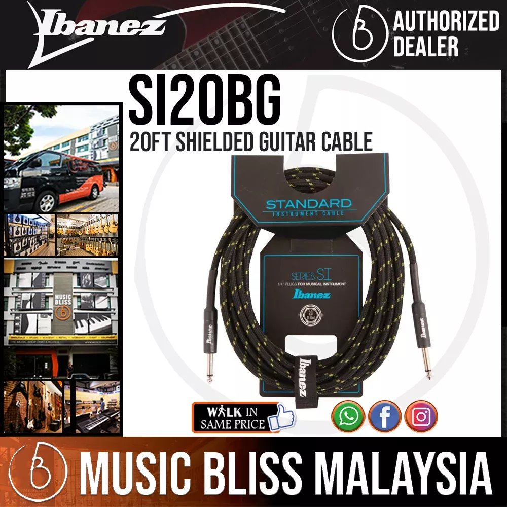Ibanez SI20-BG Woven Guitar Cable