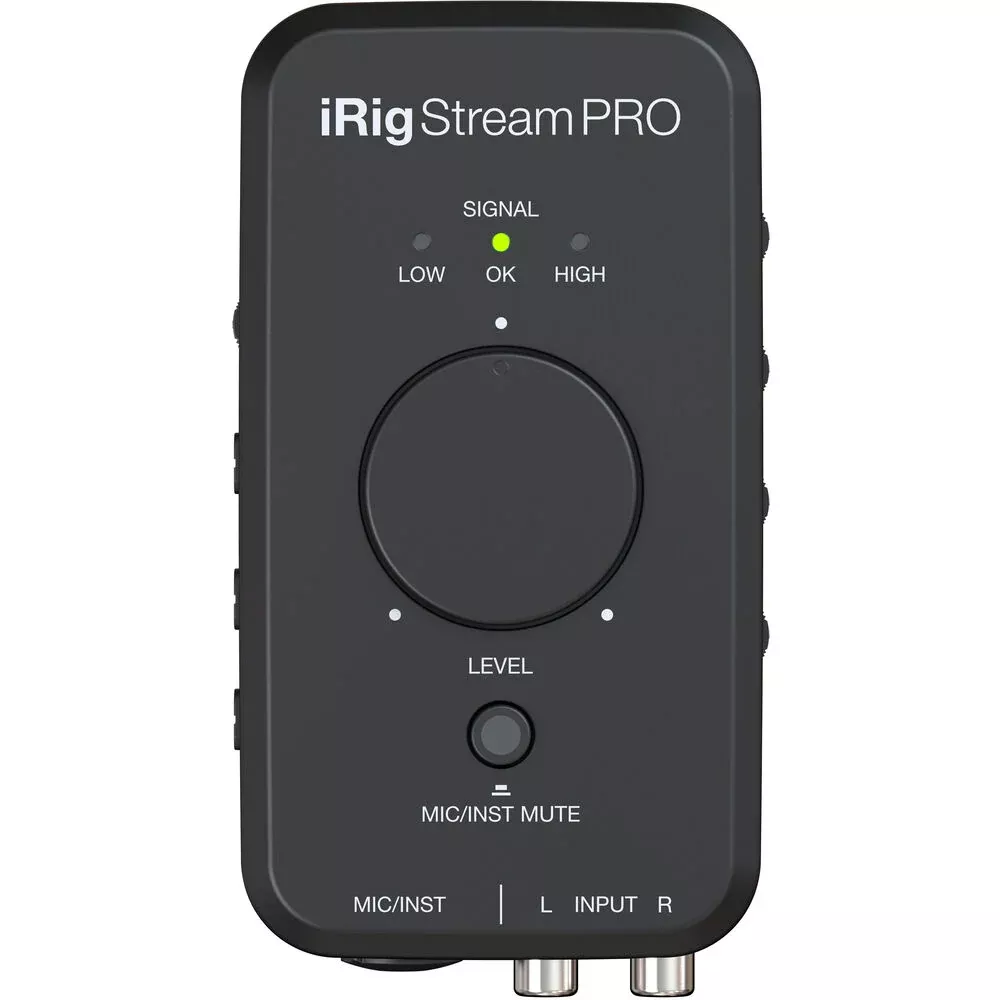 IK Multimedia iRig Stream Pro Ultracompact 4×2 Audio Interface for Computers, Smartphones, and Tablets
