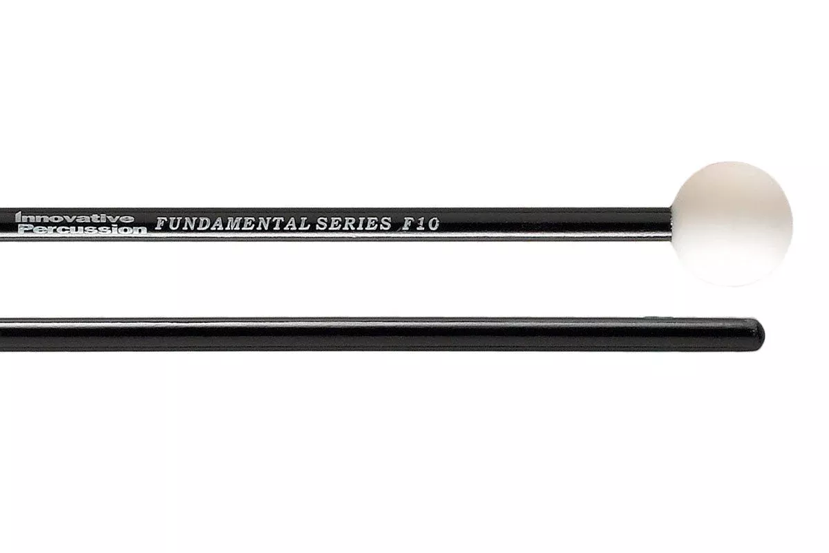 Innovative Percussion Fundamental Series F10 Xylophone & Bell Mallets – Hard Plastic, Birch