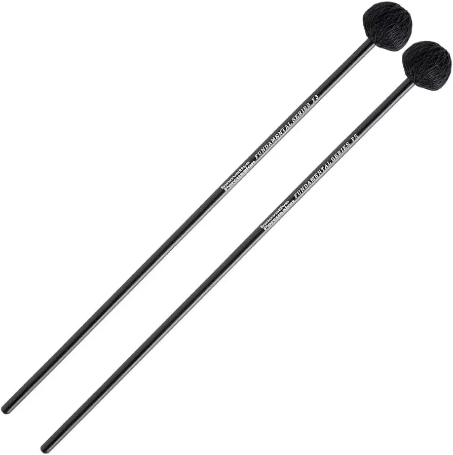 Innovative Percussion Fundamental Series F3 Vibraphone Mallets – Soft Cord, Birch