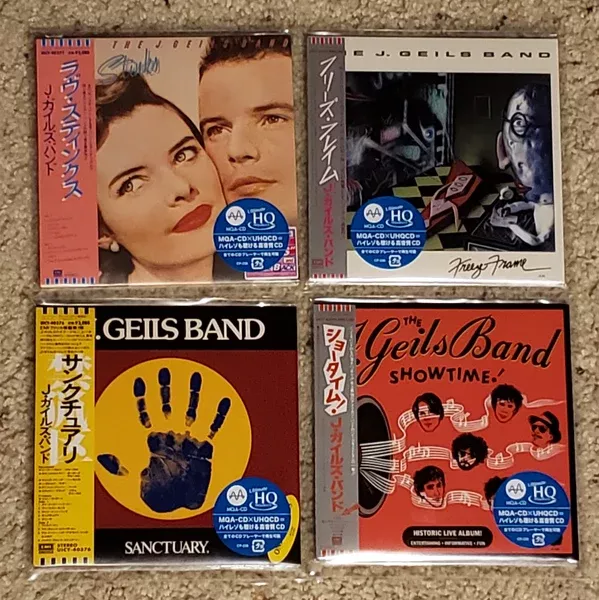 J. Geils Band – Japan Mini LP MQA UHQCD 4 CD Bundle
