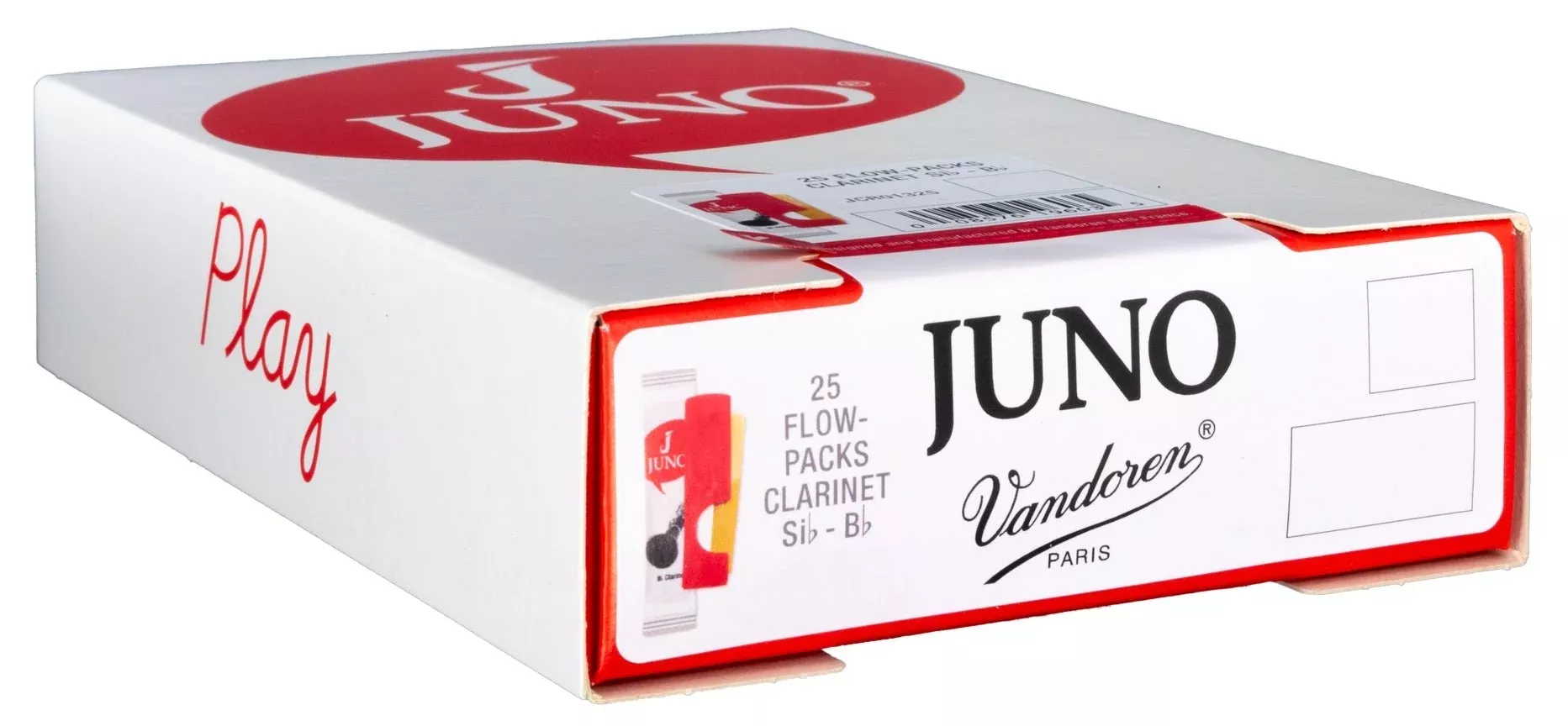 Juno Bb Clarinet Reeds – Strength 2.5 – Box of 50 – JCR012550