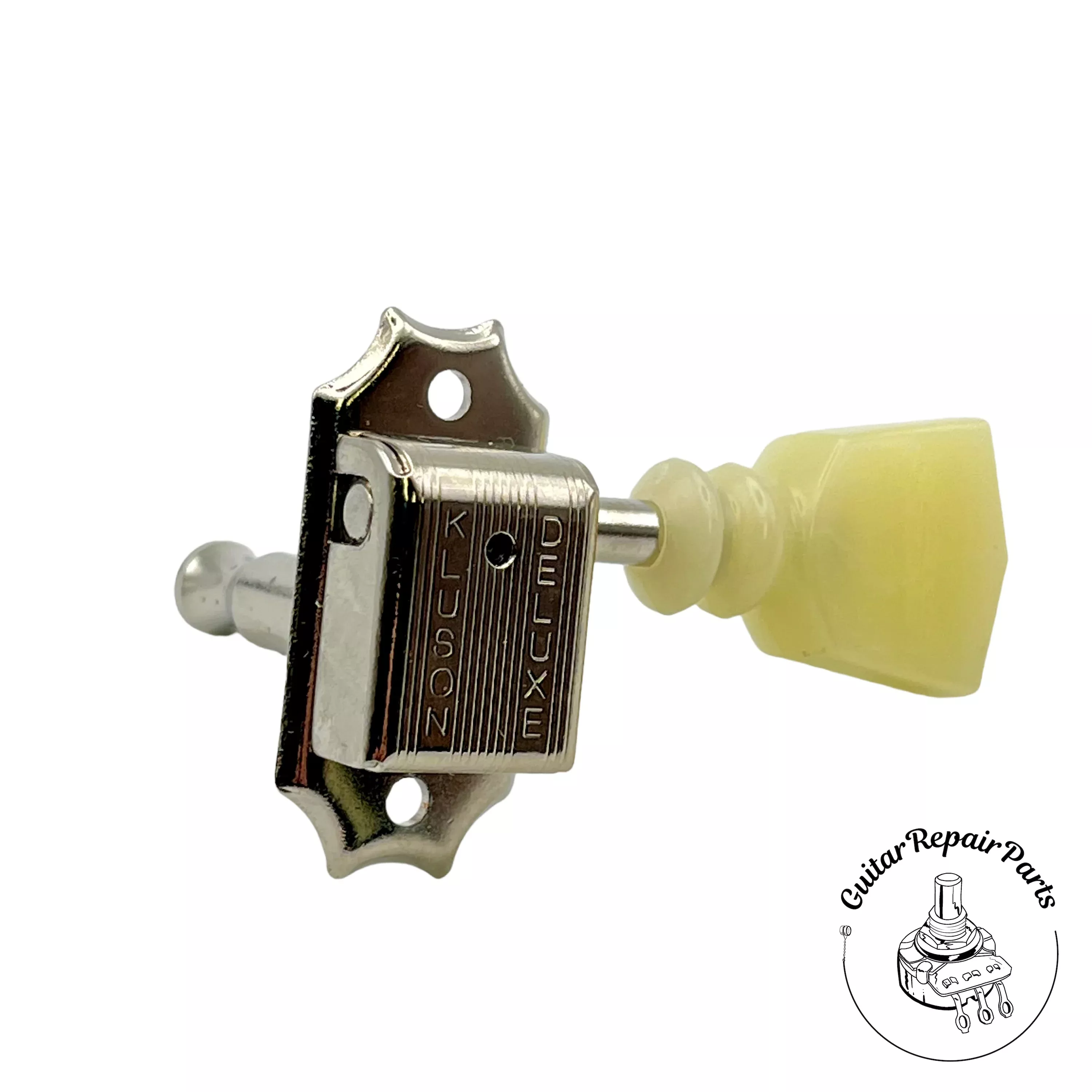 Kluson KD-3-NPKDR Double Line, Double Ring, Deluxe Tuning Machines - Nickel