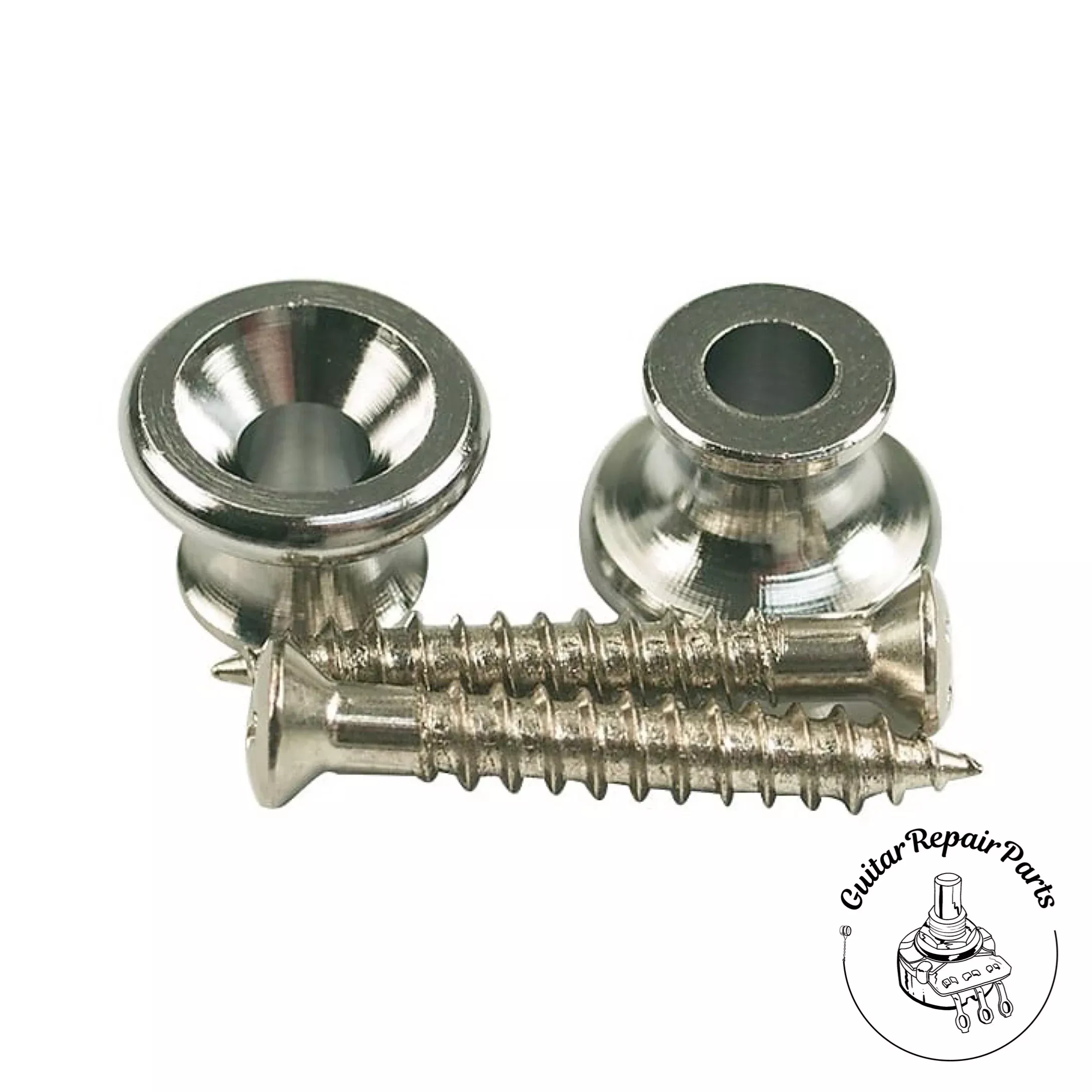 Kluson KGSBC Strap Button Set Of 2 For Gibson Style Guitars – Chrome
