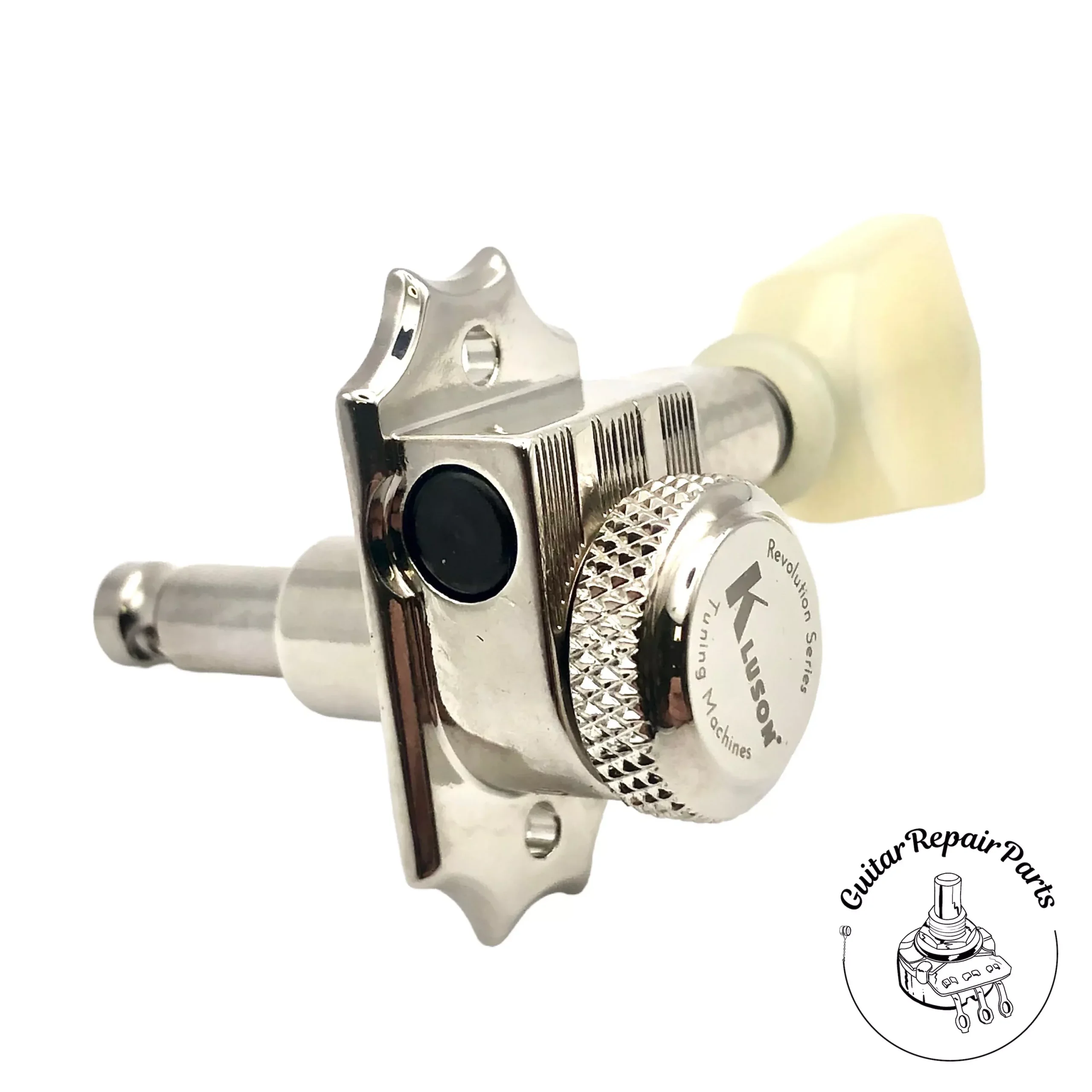 Kluson KRGL-3-NP Revolution G-Mount Locking Tuning Machines – Nickel
