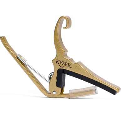 Kyser KG6G Quick-Change Acoustic Guitar Capo, Gold
