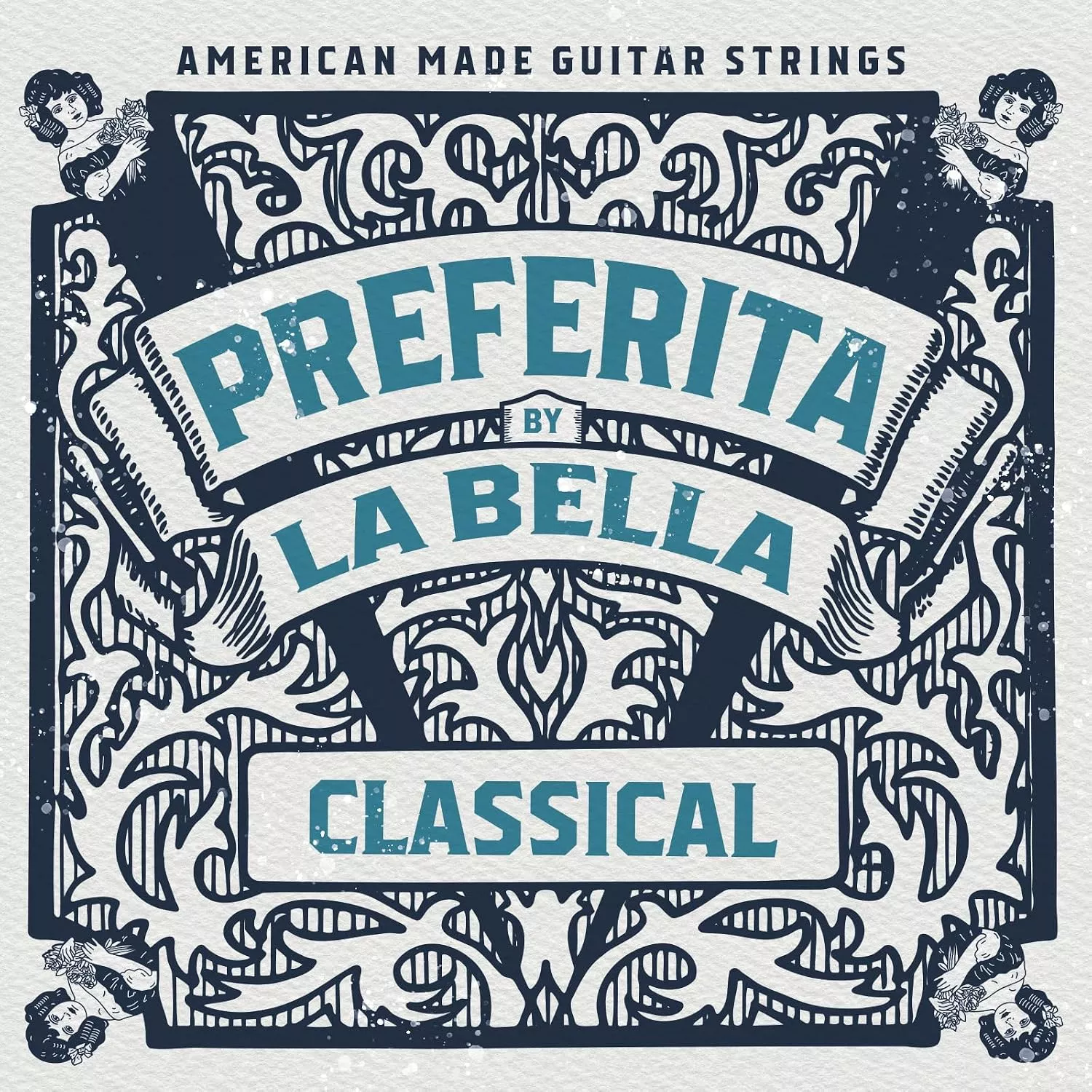 LA BELLA PREFERITA MED-TENSION CLASSICAL GUITAR STRINGS - 1P