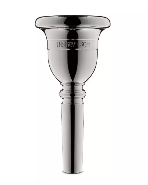LASKEY TUBA CLASSIC H SERIES MOUTHPIECE - SILVER PLATE