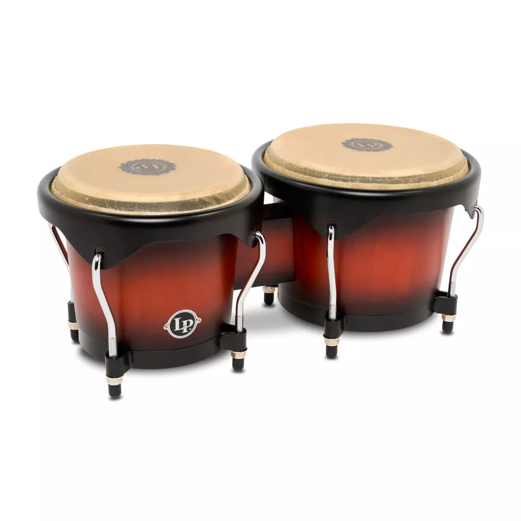 Latin Percussion City II Bongos – 6″ and 7″ Vintage Sunburst