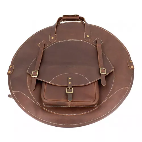 Leather Backpack 24" Cymbal Bag -Brown