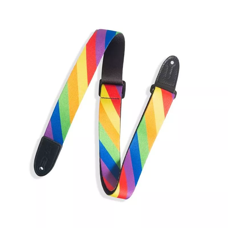 Levy MPJR-007 - Kids' Rainbow Guitar Strap