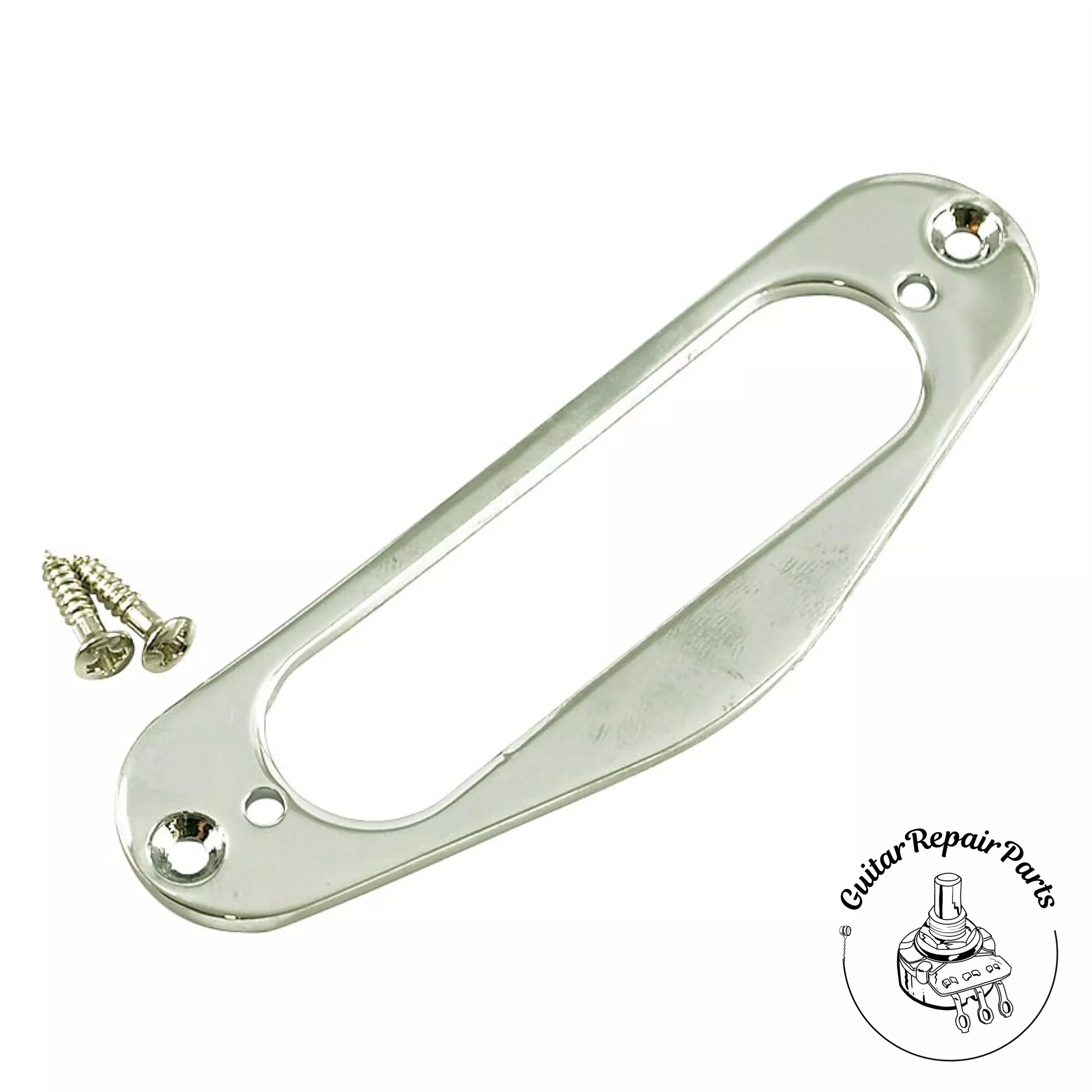 Low Profile Metal Single Coil Pickup Mounting Ring For Strat – Chrome