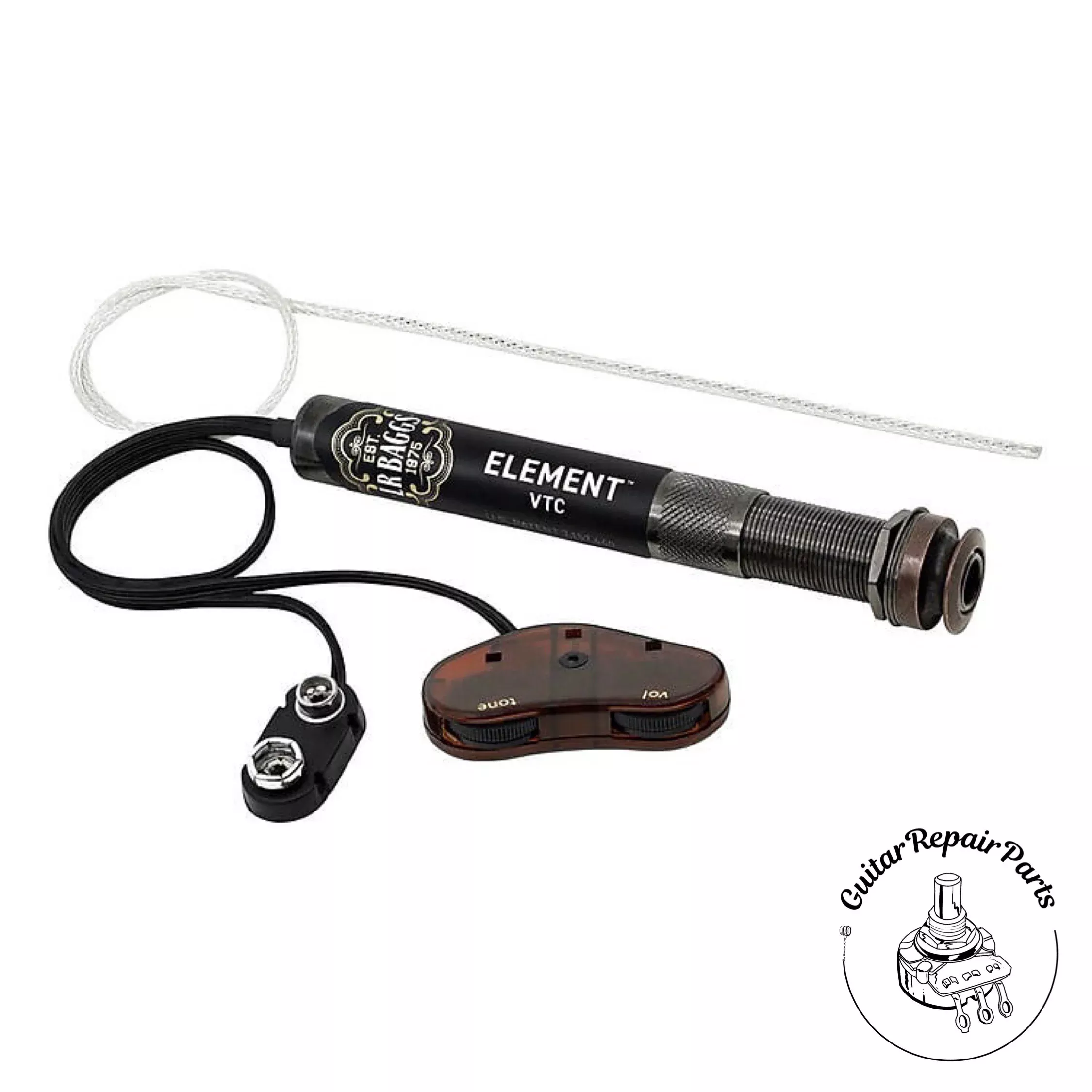 LR Baggs EAS-VTC Element Active Undersaddle Acoustic Pickup w/ Endpin Jack