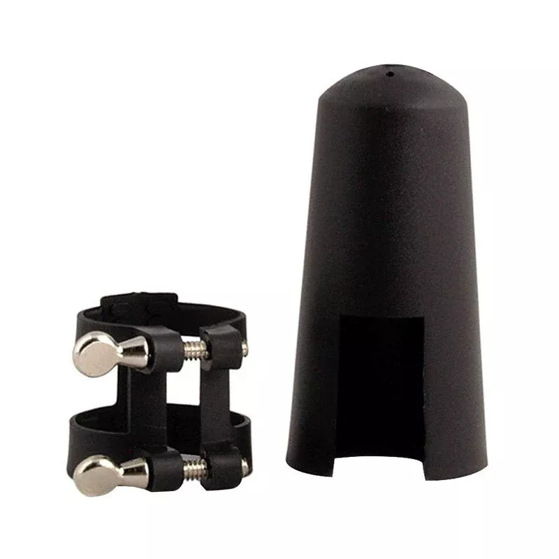 Luyben Black Bb Clarinet Ligature and Mouthpiece Cap
