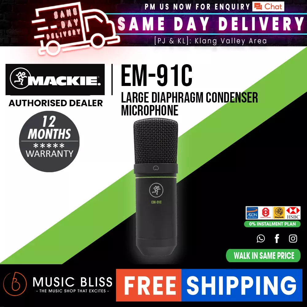 Mackie EM-91C Large-diaphragm Condenser Microphone
