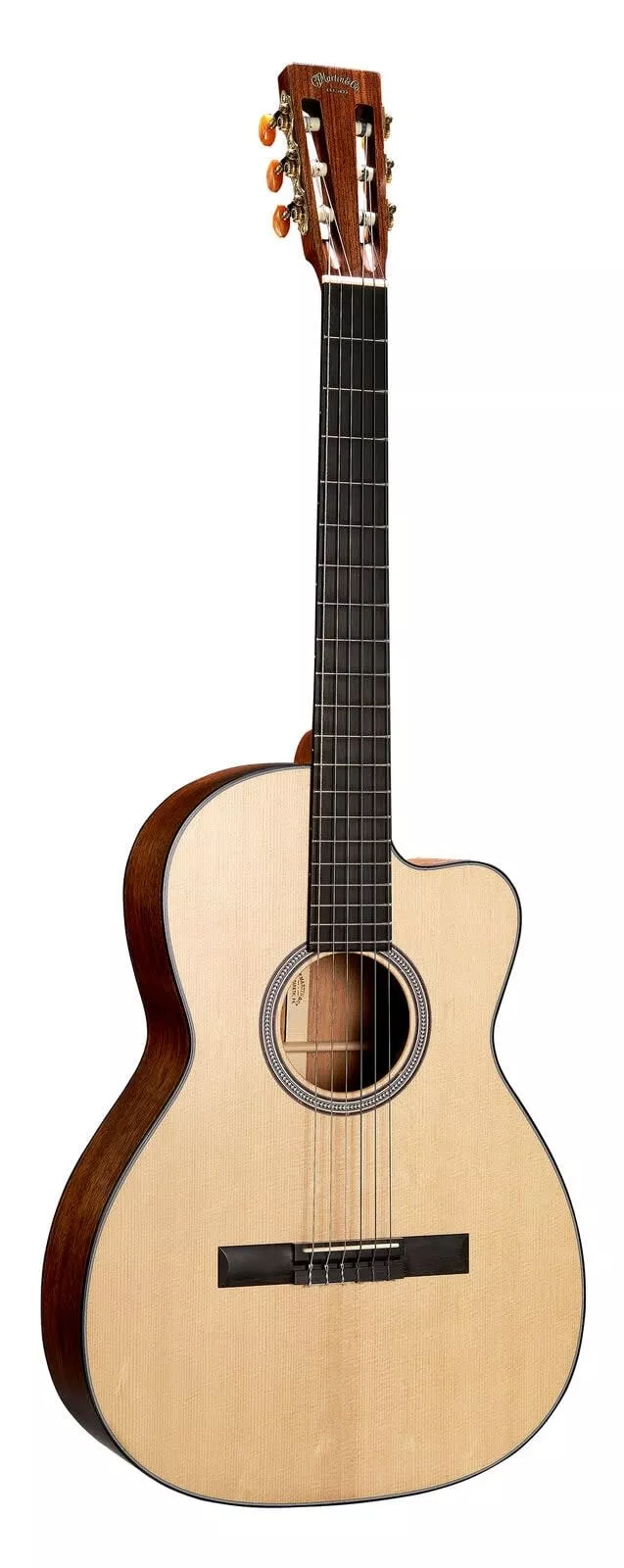Martin 000C12-16E 16 Series Mahogany Nylon-String Classical Acoustic-Electric Guitar Natural