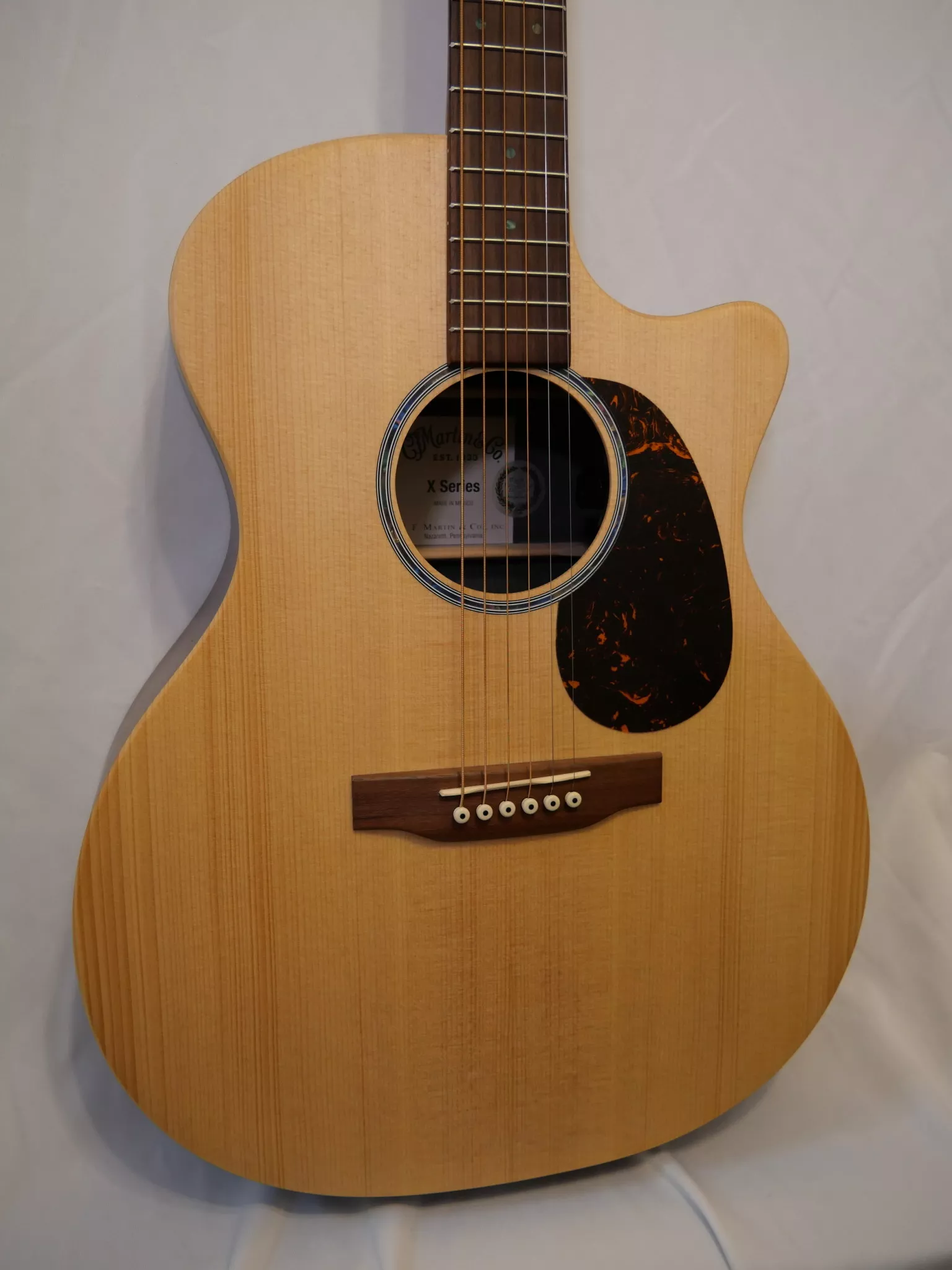 Martin GPC-X2E Spruce/Cocobolo Pattern HPL Natural