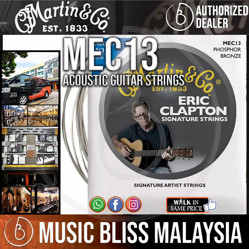 Martin MEC13 Clapton Choice Phosphor Bronze Medium