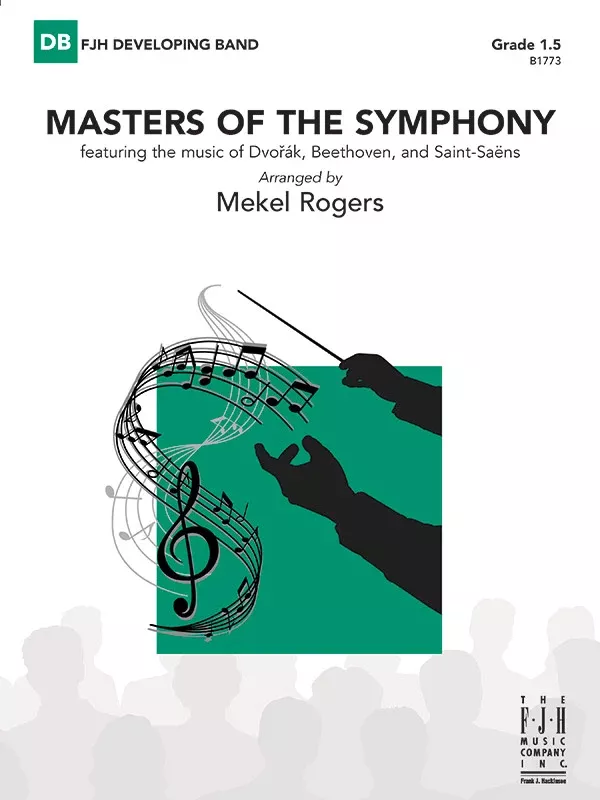 Masters of the Symphony: Concert Band Conductor Score & Parts