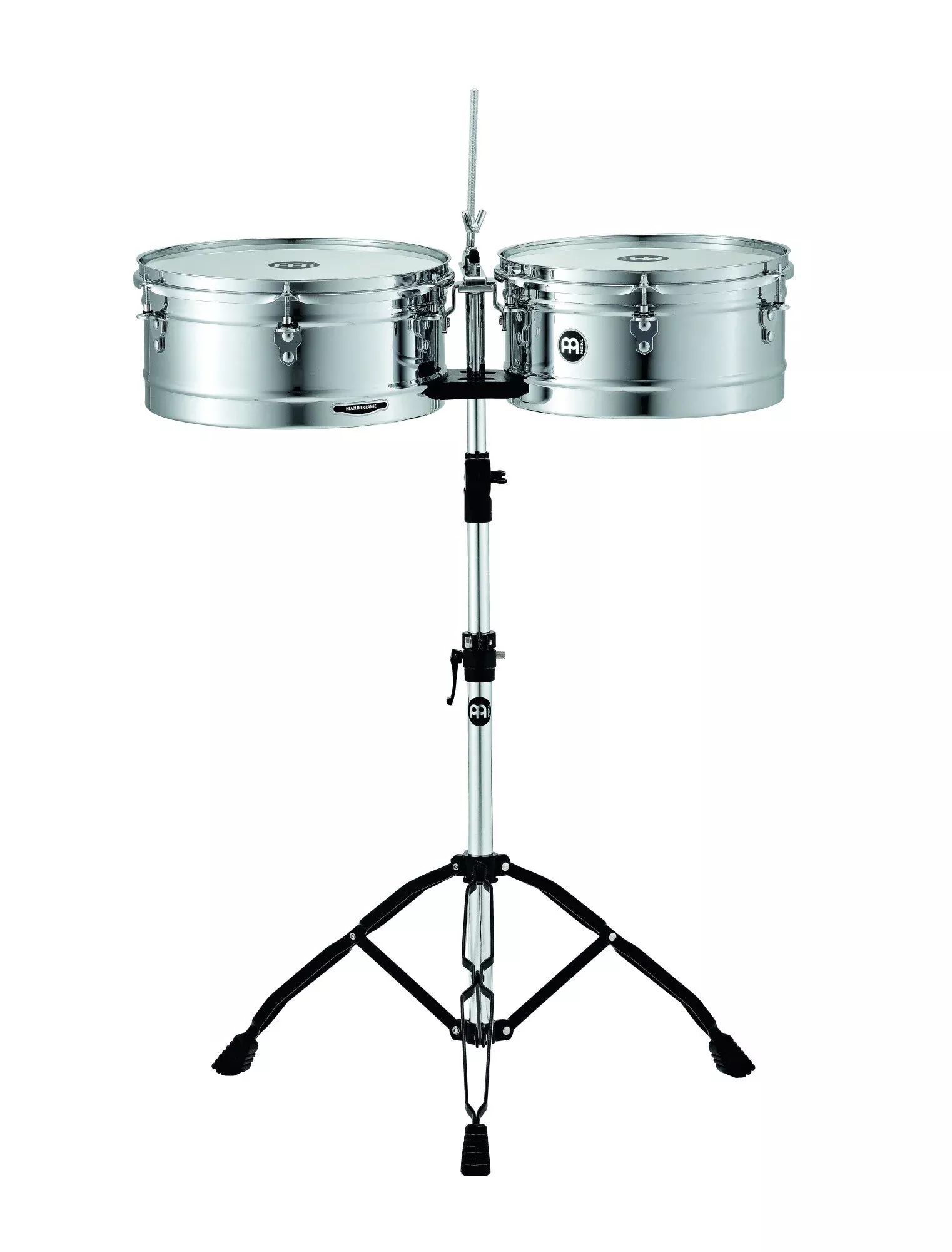 MEINL Headliner Series Timbales – 13" & 14", Chrome (HT1314CH)
