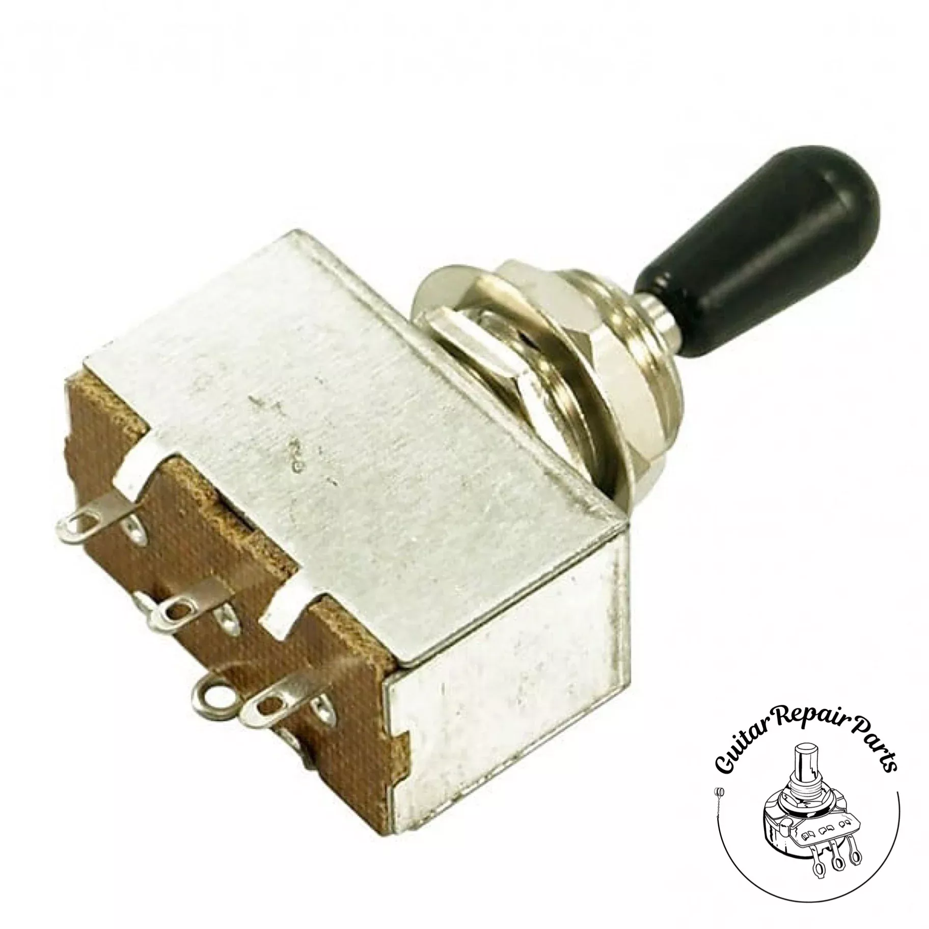 Metric 3 Position Pickup Selector Toggle Switch, Box Style – Black Tip