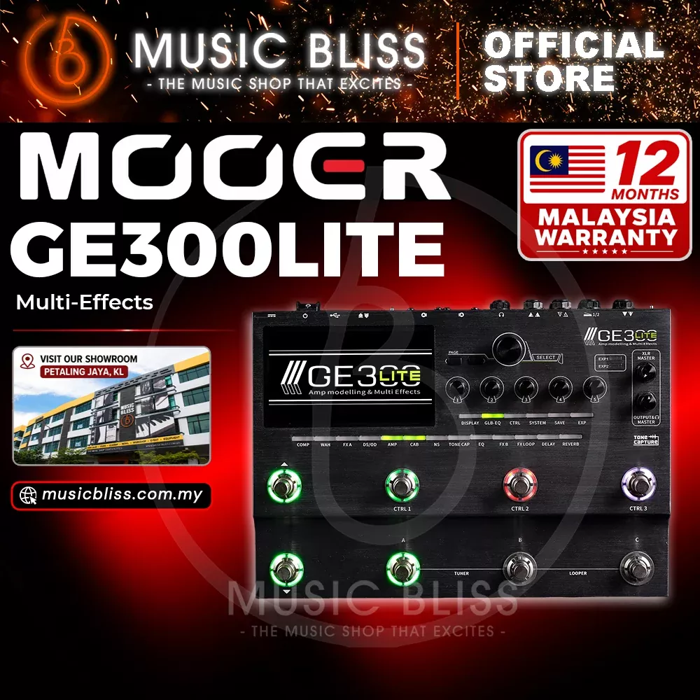Mooer GE300 Lite Multi Effects Processor – Grey