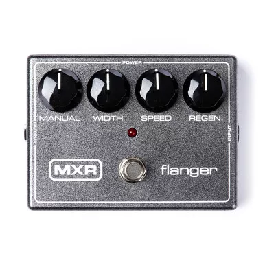 MXR M117R Flanger Guitar Effects Pedal Metallic Grey