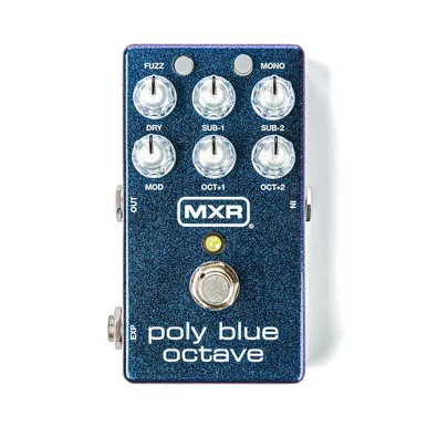 MXR M306 Poly Blue Octave Classic Pitchshifting W/ Fuzz and Modulation Guitar Effect Pedal