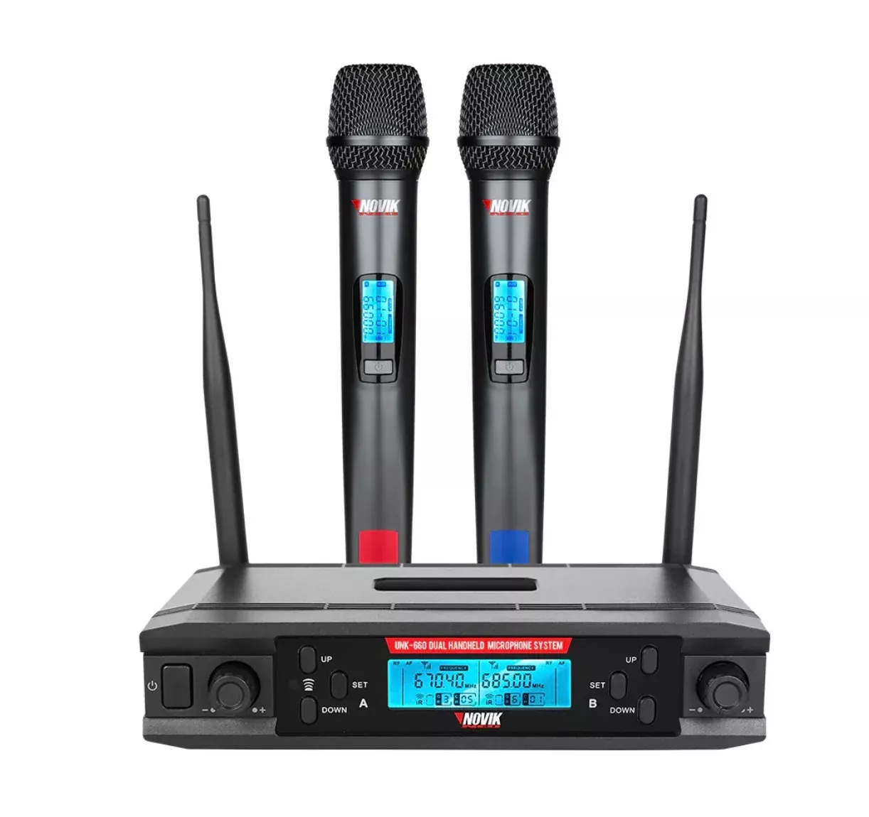 NOVIK NEO UNK 660 - DUAL HANDHELD MICROPHONE WIRELESS SYSTEM
