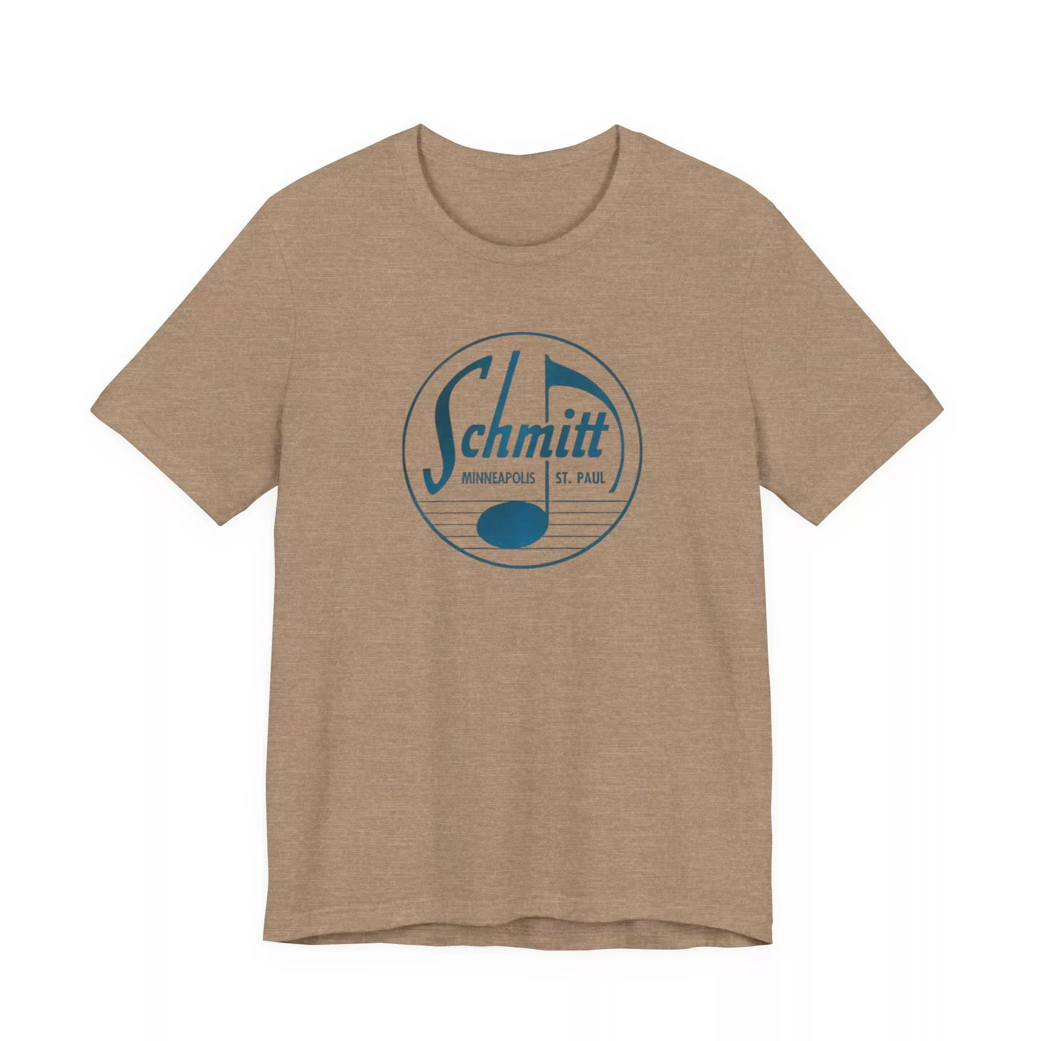 Old School Schmitt Music Logo Unisex Jersey Short Sleeve Tee