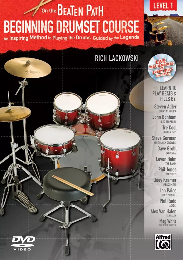 On the Beaten Path: Beginning Drumset Course, Level 1: Drumset Book, CD, & DVD