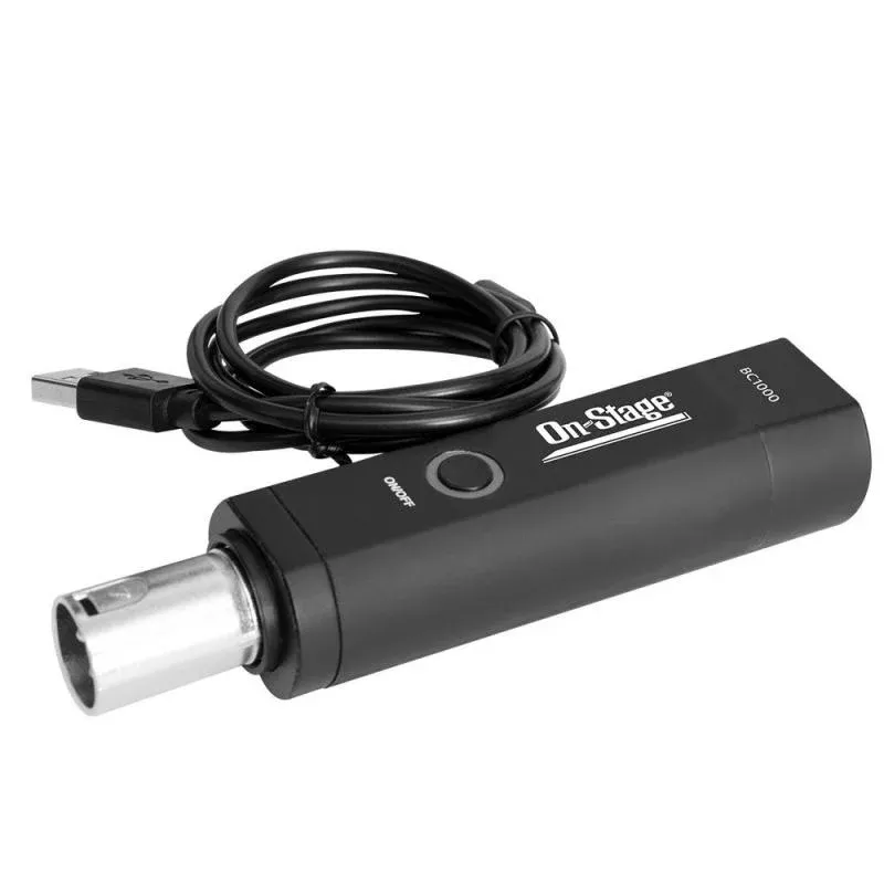 On-Stage BC1000 Rechargeable Bluetooth to XLRM Converter