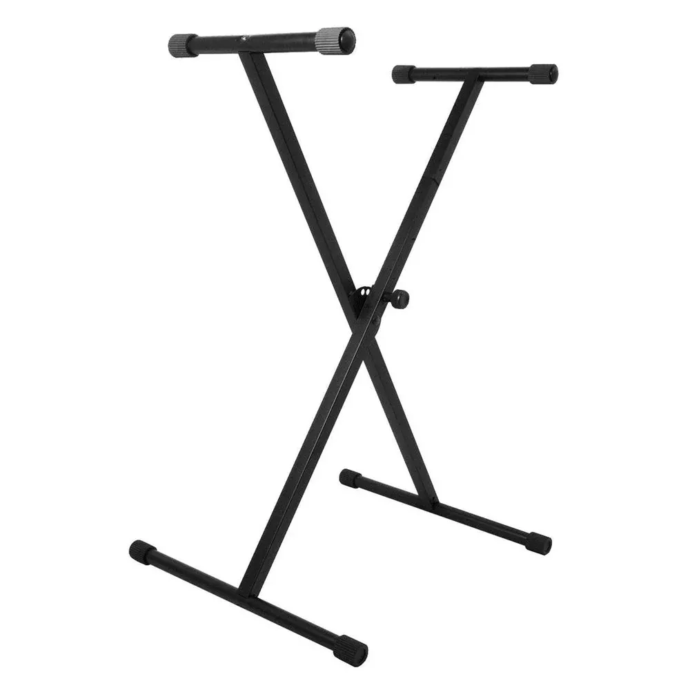 On-Stage Classic Single-X Keyboard Stand - Adjustable and Durable for Small-Format Keyboards