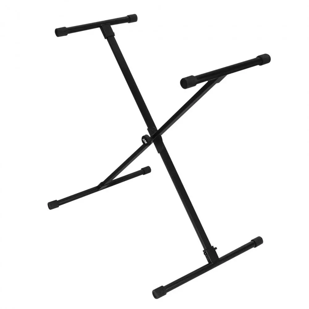 On-Stage Lok-Tight Classic Single-X Keyboard Stand – Durable and Adjustable with Easy Assembly