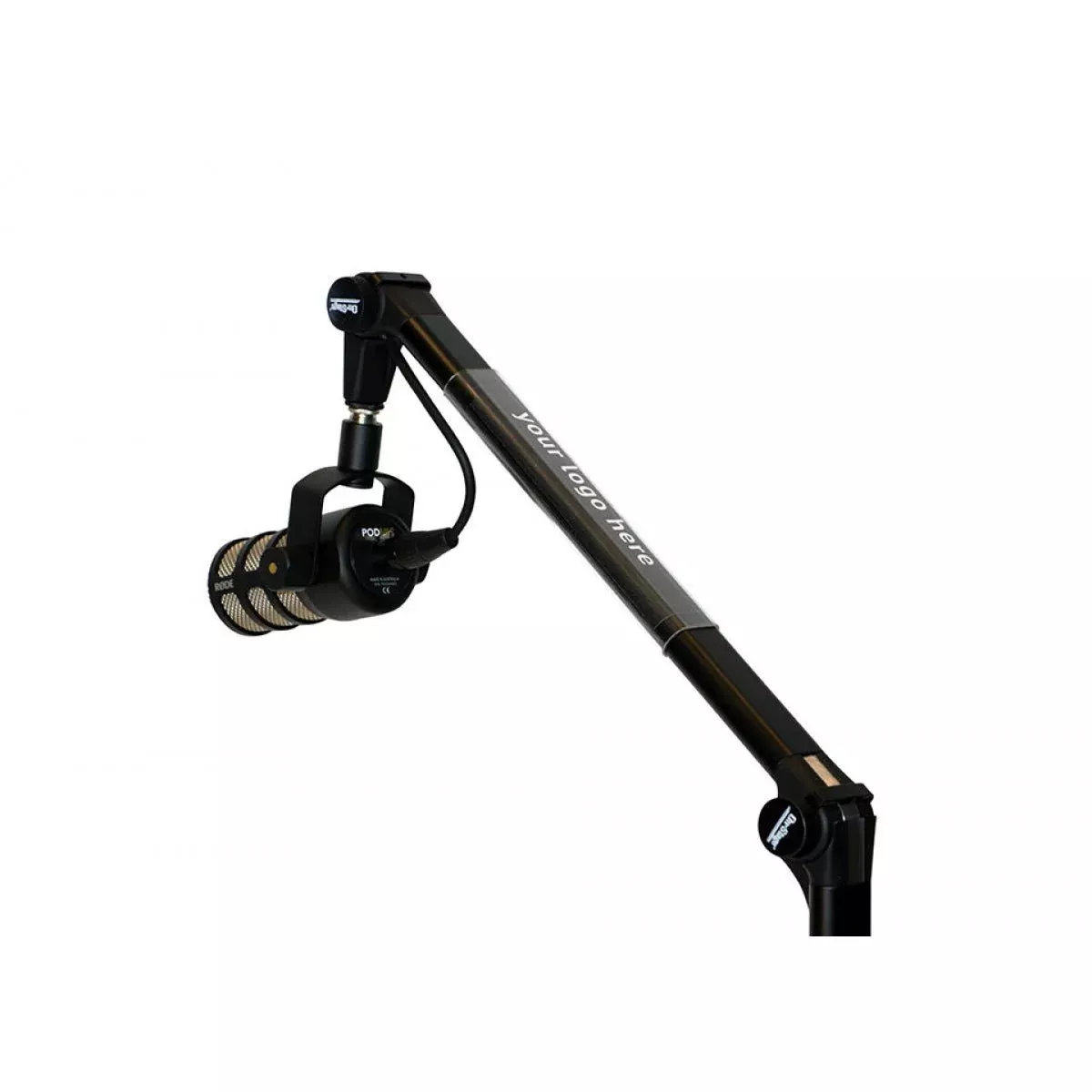 On-Stage Microphone Boom Arm ~ Black – Professional-Grade Mic Support for Content Creators
