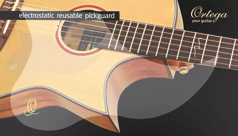 ORTEGA Electrostatic Reusable Pickguard Protection Foil