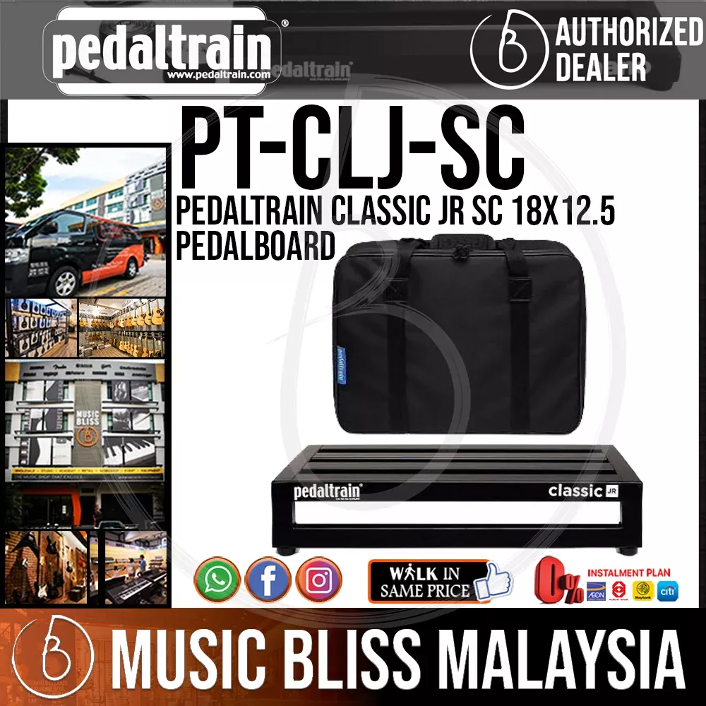 Pedaltrain Classic Jr SC 18×12.5 Pedalboard with Soft Case