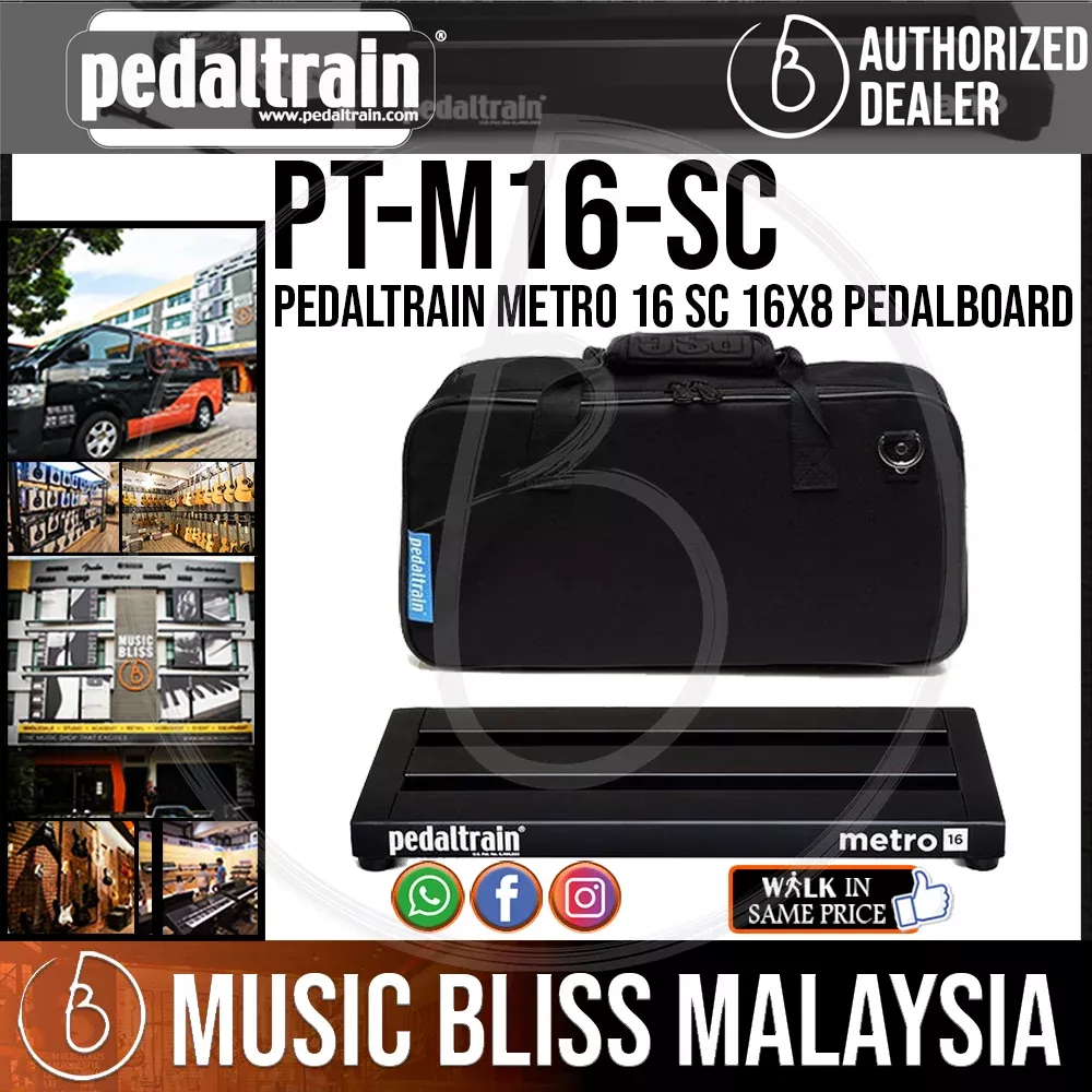 Pedaltrain Metro 16 SC 16×8 Pedalboard with Soft Case