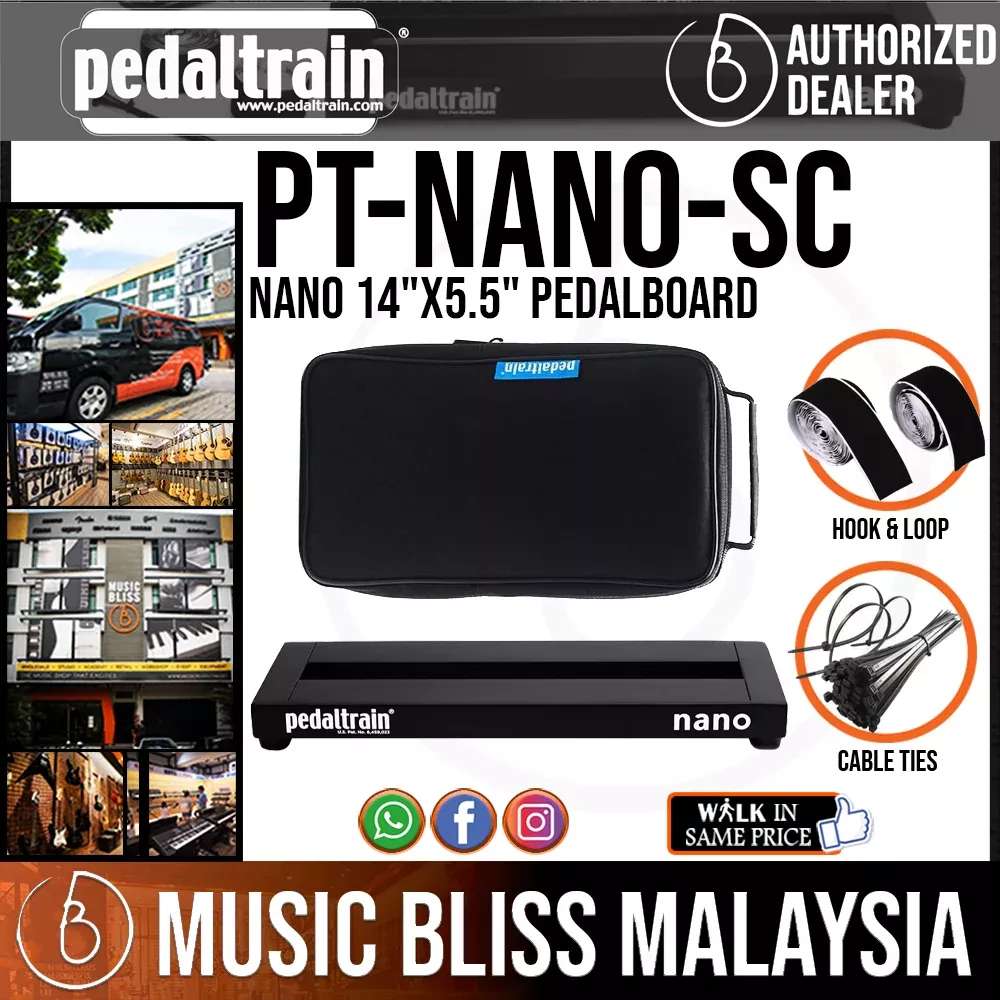Pedaltrain Nano 14″x5.5″ Pedalboard with Soft Case