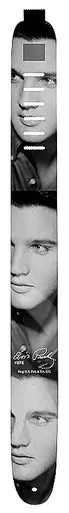 Perri's Leather P35EPV-826 Elvis Presley-Face Leather Guitar Straps