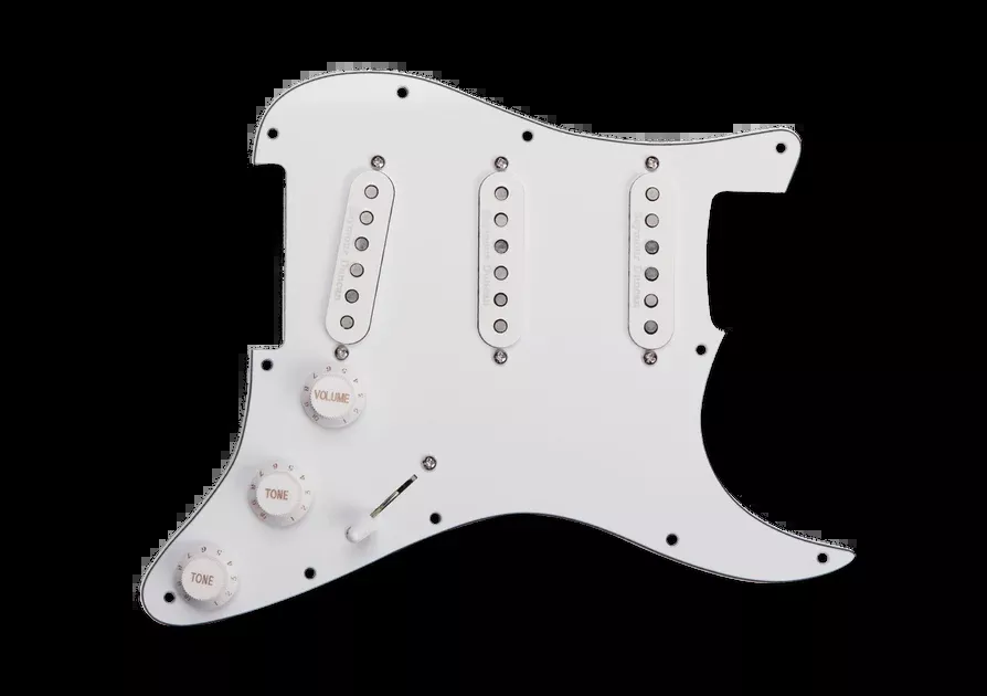 ^PICKGUARD ASSY CA’50’S STRAT SET WHITE