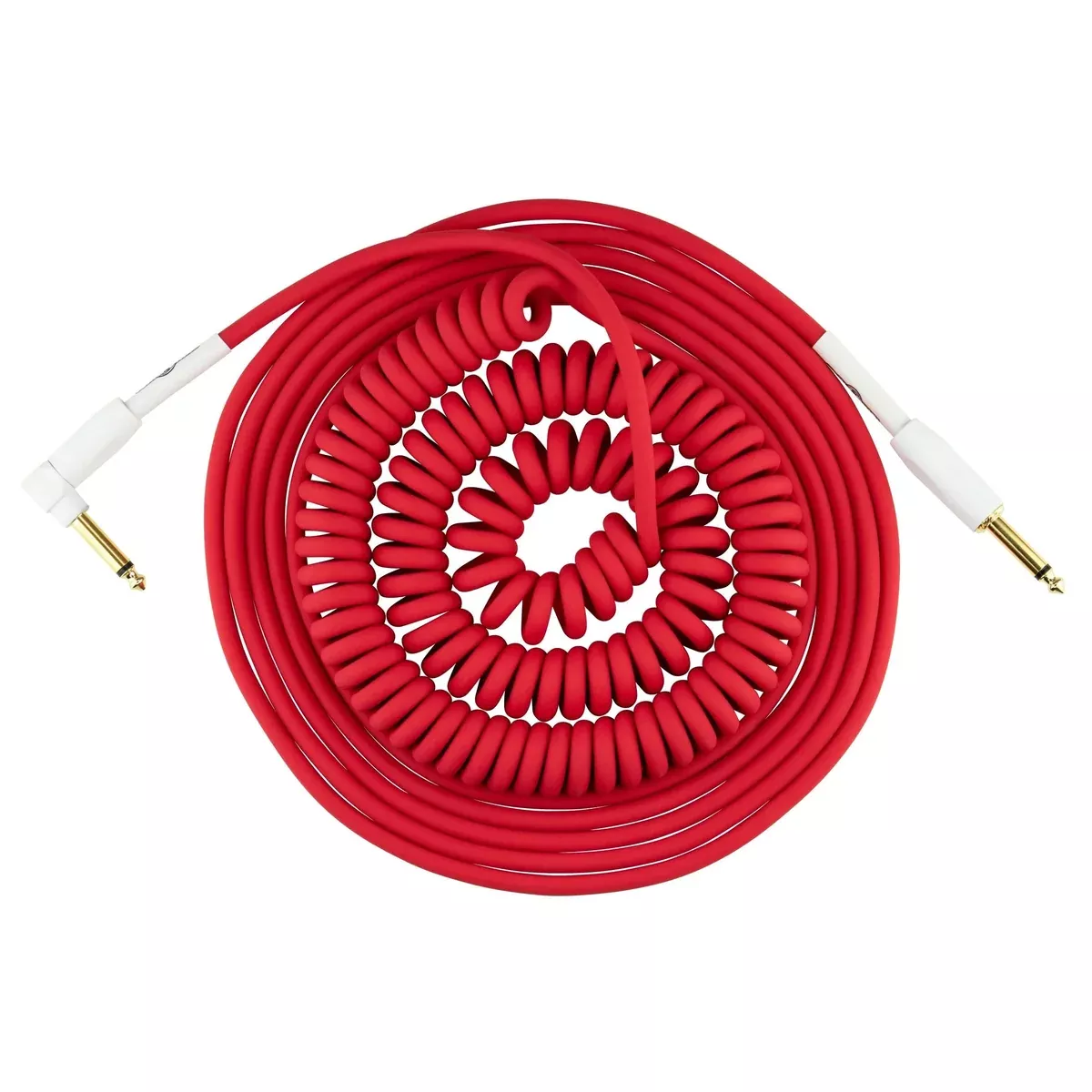 Pig Hog “Half Coil” Instrument Cable, 30 ft, Candy Apple Red
