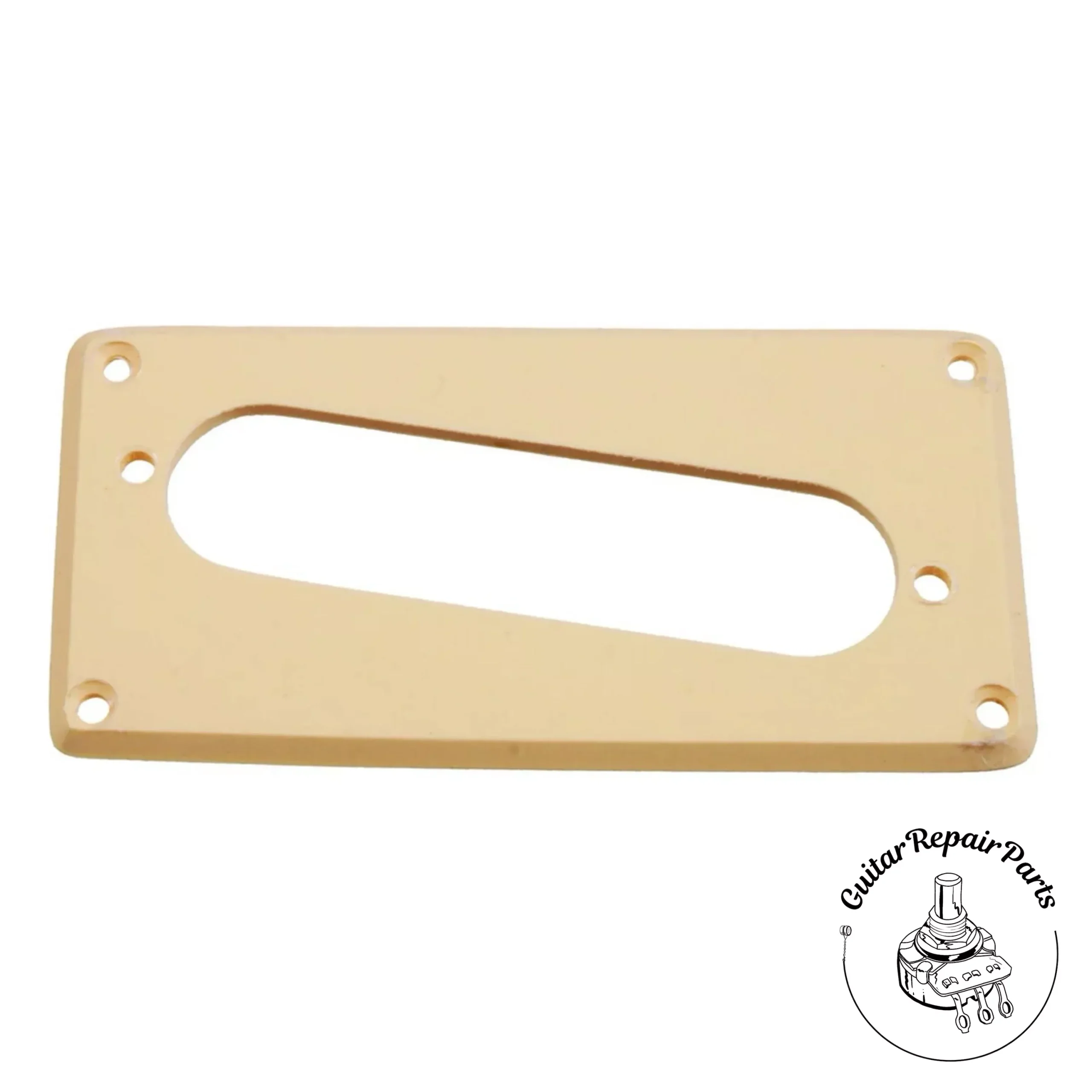 Plastic Humbucking to Single Coil Pickup Conversion Ring – Cream