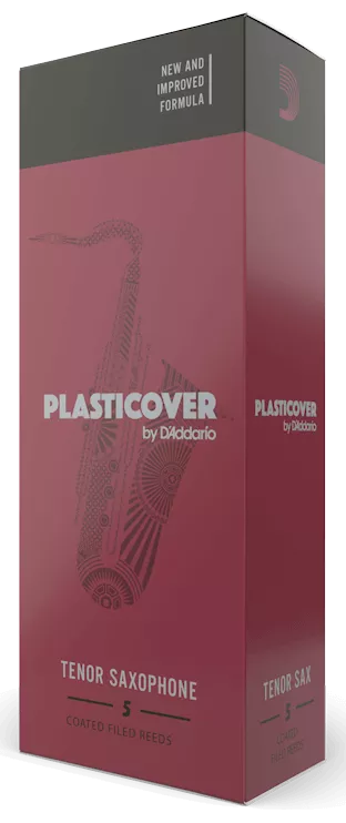 PLASTICOVER BY D'ADDARIO TENOR SAX REEDS, STRENGTH 1.5, 5-PACK