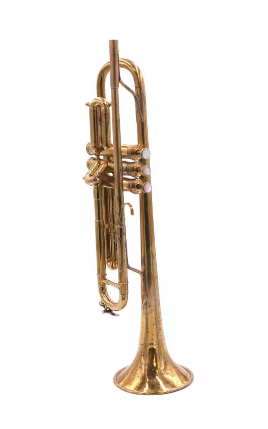 Pre-Owned Post War Besson Brevette trumpet in Clear Lacquer