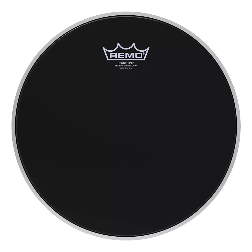 Remo Pinstripe Ebony Crimplock 14" Tenor Drumhead