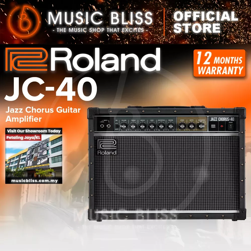 Roland JC-40 Jazz Chorus 40-watt 2×10 Stereo Combo Amplifier