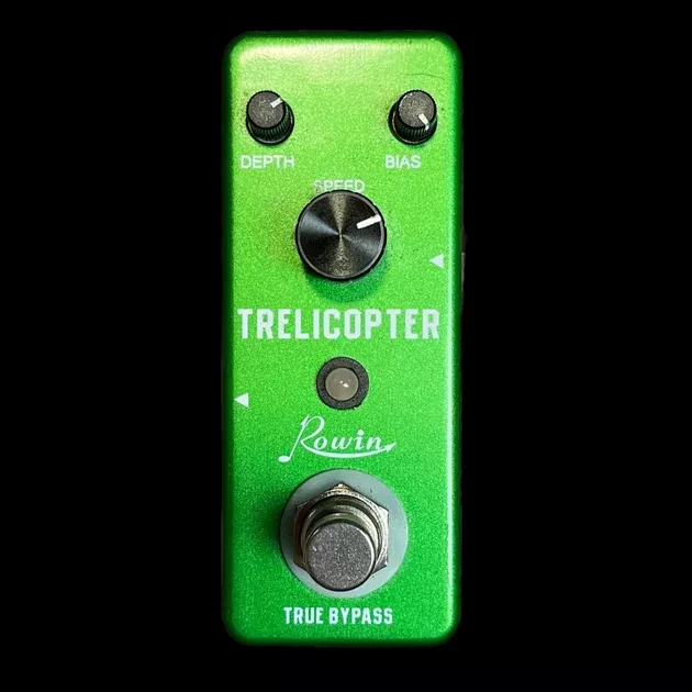 Rowin Trelicopter Effects Guitar Tremolo Pedal